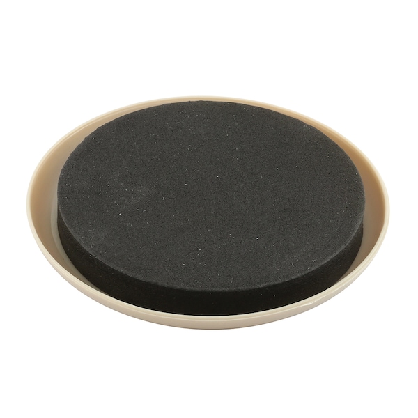 Prime-Line 3-1/2 in. Beige Plastic Reusable Round Furniture Sliders for Carpet 4 Pack - MP75021