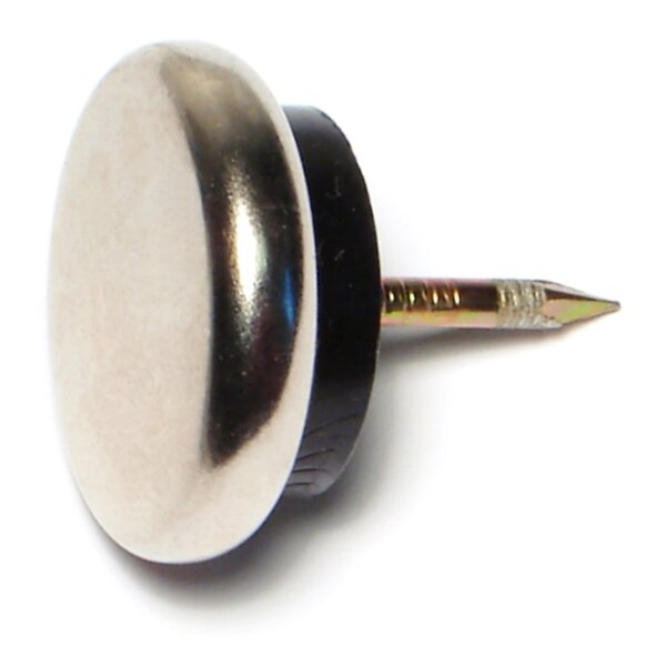 Midwest Fastener 1-1/16" Cushion Nickel Nail-On Glides 10PK - 76623