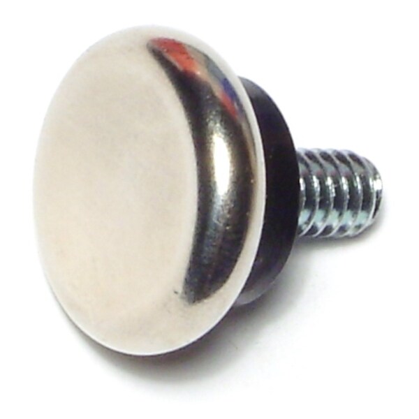 Midwest Fastener 7/8" Cushioned Nickel Furniture Glides 6PK - 66903