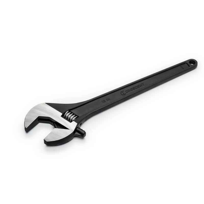 Llave ajustable Crescent de 18 pulgadas con recubrimiento de óxido negro - AT218BK