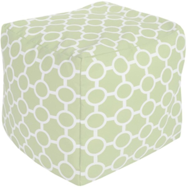 Templeton Rug  Cube Mint Pouf 18 x 18 x 18 in. - TE1430206