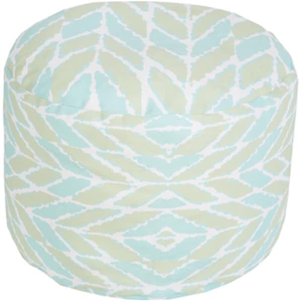Templeton Rug  Round Mint Pouf 20 x 13 in. - TE1430226