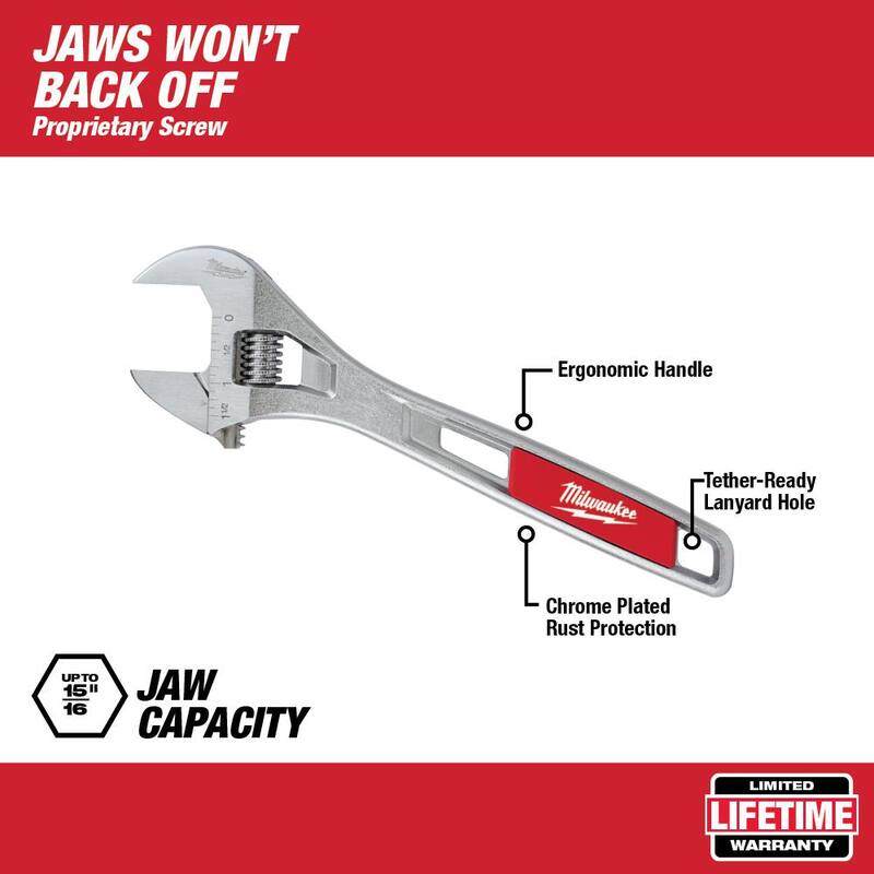 Llave ajustable de 6 pulgadas de Milwaukee - 48-22-7406
