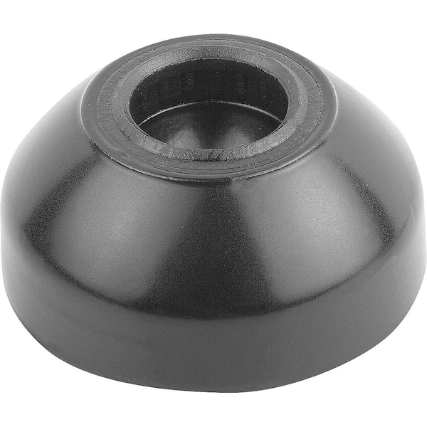 Kipp Plate Anti-Slip Plate, Form:B Zinc, D=50 - K0416.20501