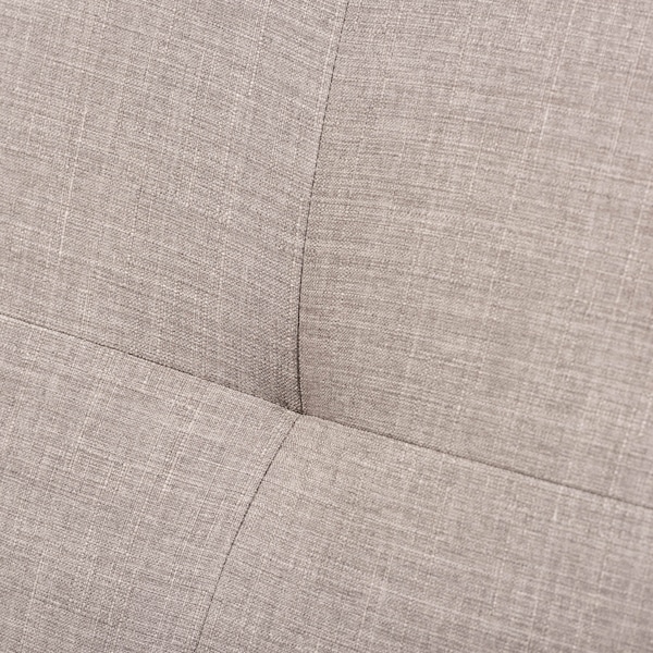 Baxton Studio Bianca Walnut Wood Grey Tufted Lounge Chair And Ottoman Set - 140-7548-7551
