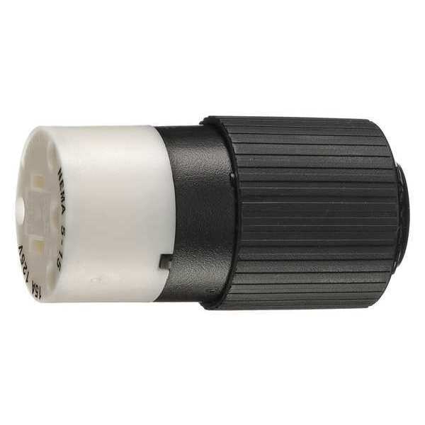Conector de cuchilla Zoro Select, Negro/Blanco, 15A, Industrial - BRY5269NC