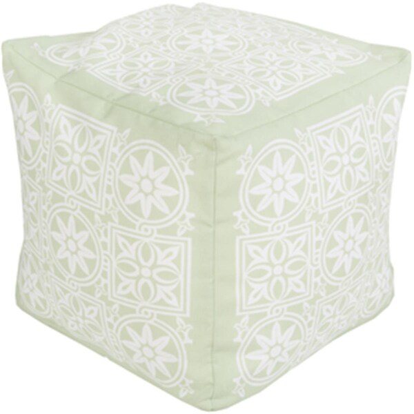 Templeton Rug  Cube Mint Pouf 18 x 18 x 18 in. - TE1430202