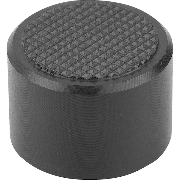 Kipp Self-Aligning Pads, Automatic Return, D1=34, Form:F Serrated, Carbon Steel, Comp:Carbon Steel - K0286.310