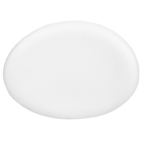 Flash Furniture Rally White LeatherSoft Saddle Wing Ottoman - ZB-WING-WH-OTT-LEA-GG