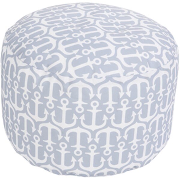Templeton Rug  Round Ivory Pouf 20 x 13 in. - TE1430247