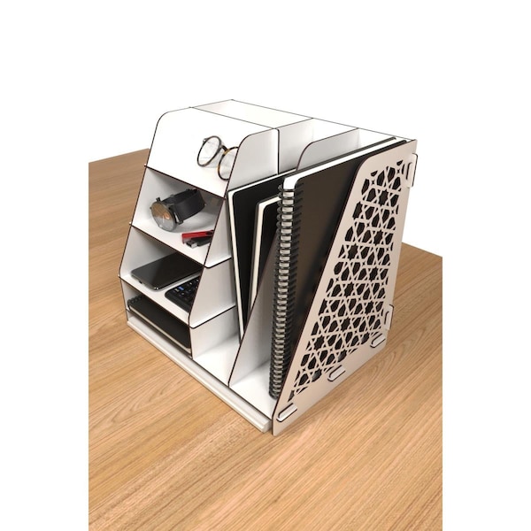 Buena Voluntad Ottoman Organizer, White - BU3518344