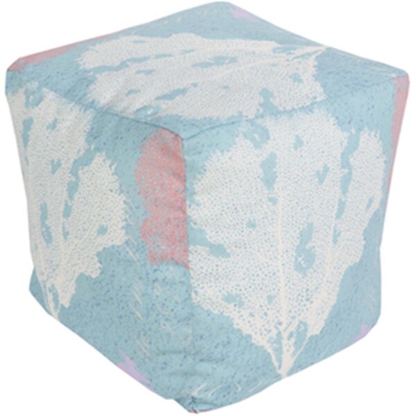 Templeton Rug  Cube Teal Pouf 18 x 18 x 18 in. - TE1430219