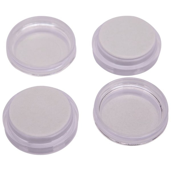 Prosource Caster Furniture Glide, Plastic, Clear, Clear, 2-11/16 x 2-11/16 x 7/8 in Dimensions - FE-50840-PS