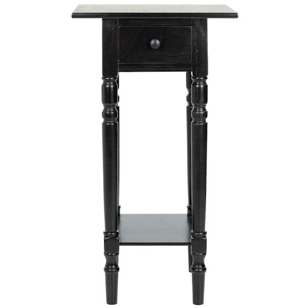 Safavieh Sabrina End Table - Distressed Black - AMH5704B