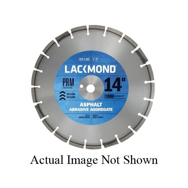 Lackmond Diamond Blade, Laser Weld Segmented, Series PRM Series, 26 Diameter Blade, 1 ArborShank - AW261551PRM