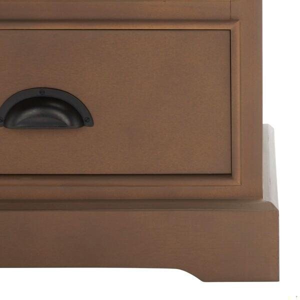 Safavieh Griffin 3 Drawer Side Table- Washed Natural Pine - 26.75 x 13.75 x 17.75 in. - AMH5717B