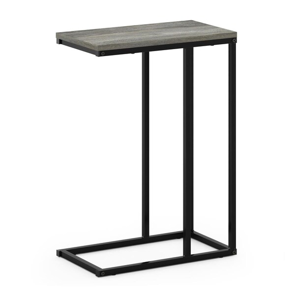 Furinno Camnus Modern Living Sofa Side Table, French Oak Grey - FM19123GYW