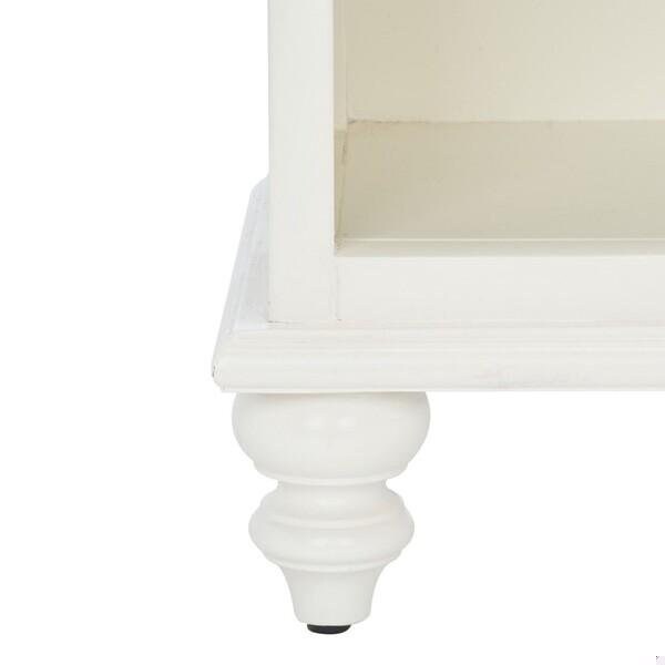 Safavieh Jezabel End Table- White - 36 x 14.2 x 16.1 in. - AMH6633C