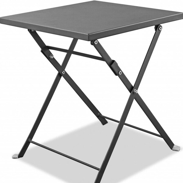 Homeroots Powder Aluminum Side Table16 x 16 x 18 in. - 372275