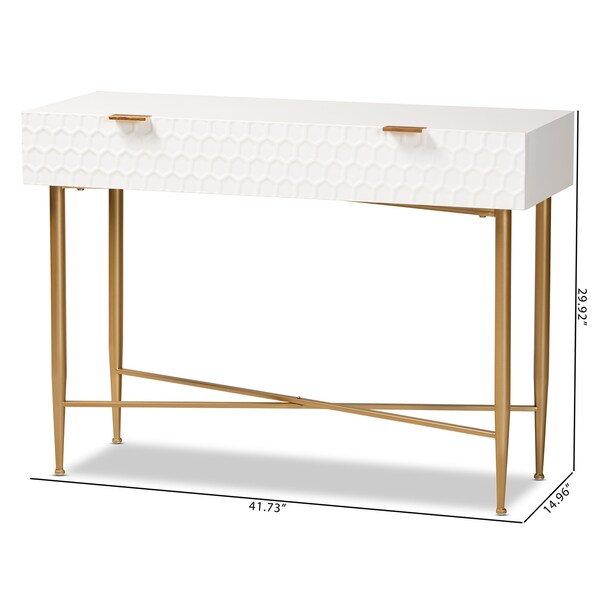 Baxton Studio 41.7 W X 15 L X 29.9 H - 195-12009-ZORO