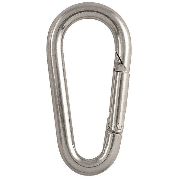 Lucky Line Spring Snap, HD, Steel, L 3 1/8 In - 4FCN7