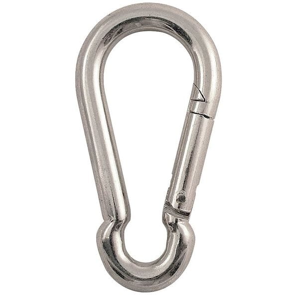 Lucky Line Spring Snap, HD, Steel, L 4 3/4 In - 4FCE4