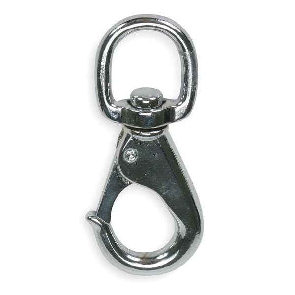 Zoro Select Snap Bolt, Swivel Eye, Steel, 3-3/8 In H - 1RCB4