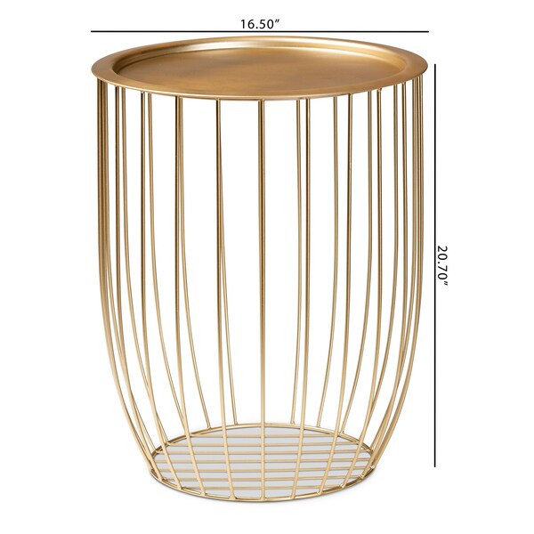 Baxton Studio 16.5 W X 16.5 L X 20.7 H - 195-12123-ZORO