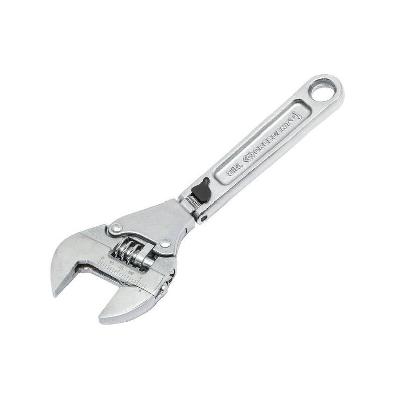 Llave ajustable de cabeza flexible de 8 pulgadas con mandíbula de trinquete - ACFR8VS