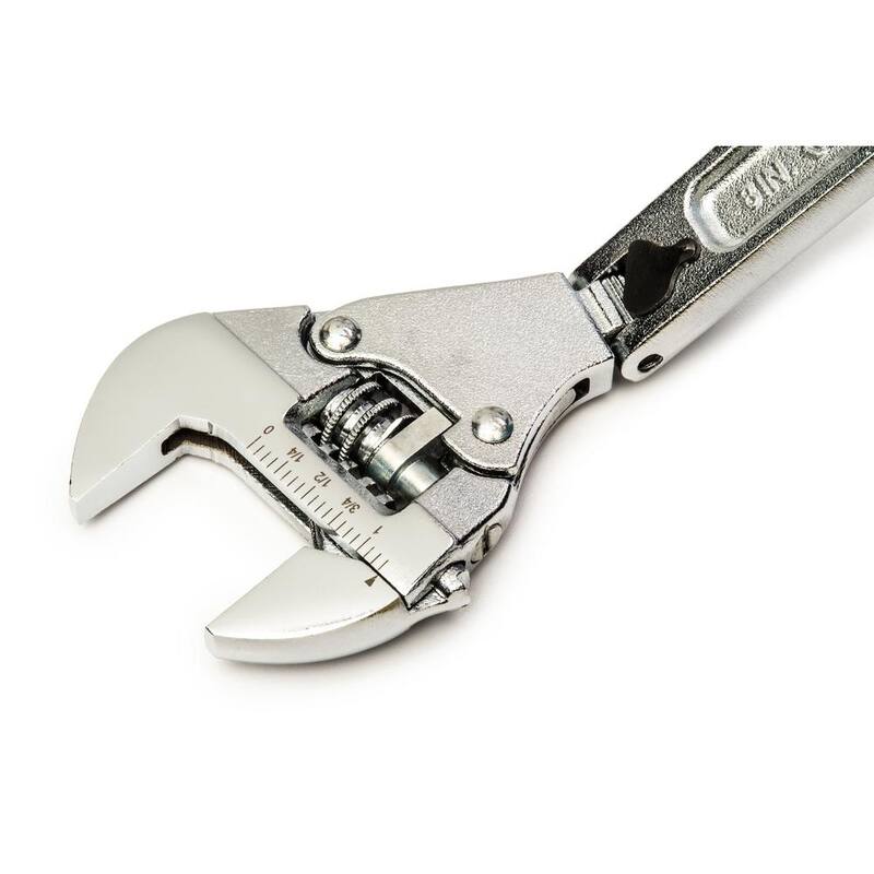 Llave ajustable de cabeza flexible de 8 pulgadas con mandíbula de trinquete - ACFR8VS