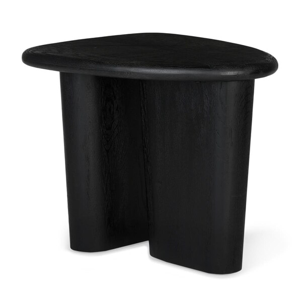 Kd Oficina Laurel Side Table, Charcoal Oil Finish - KD2476899