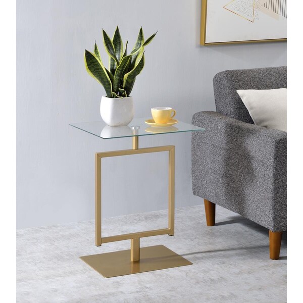 Kings Furniture Molein Side Table, Gold - SR-1726-G