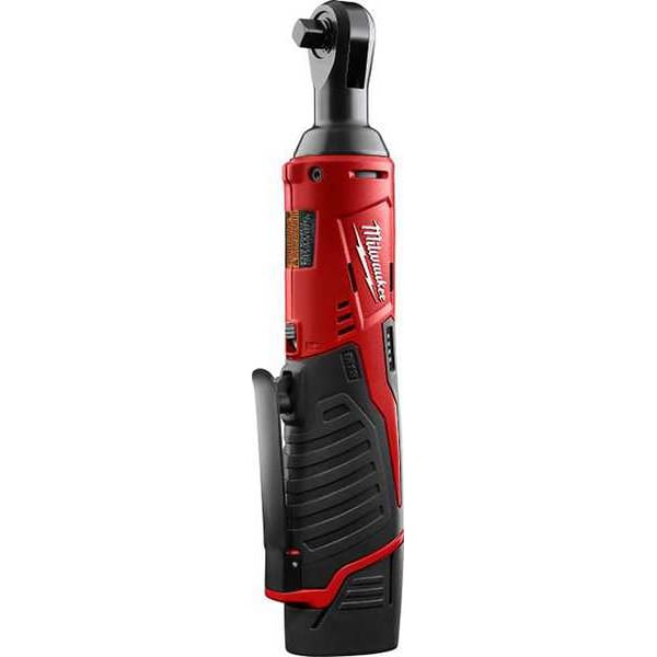 Milwaukee Tool M12 Cordless 3/8 in Lithium-Ion Ratchet Kit - 2457-21