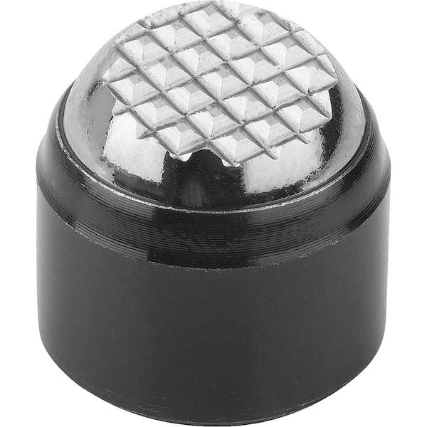 Kipp Self-Aligning Pads M03 D1=12, Form:J Carbon Steel, Comp:Ball-Bearing Steel - K0282.603