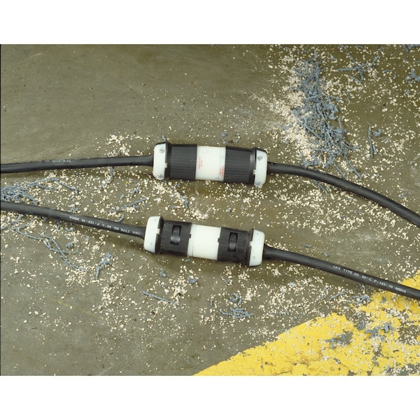 Conector de bloqueo Hubbell, 30 A, 480V AC, 3 polos, 3 fases, 4 cables, L16-30R, 16 AWG a 8 AWG, terminales de tornillo - HBL2733
