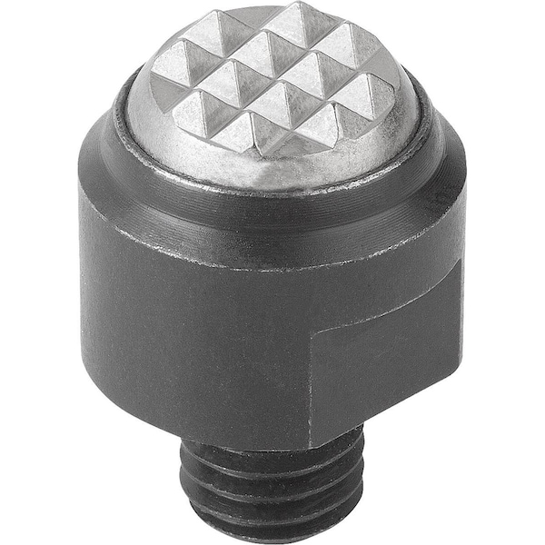 Kipp Self-Aligning Pads M08 D1=13, Form:M Carbon Steel, Comp:Carbon Steel - K0282.908