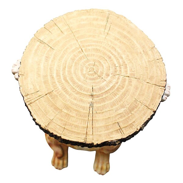 Design Toscano Tabby at Your Service Sculptural Cat Side Table - JQ9974