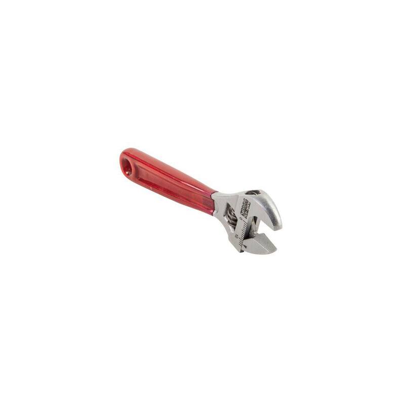 Llave ajustable de capacidad estándar de 1/2 pulg. con mango recubierto de plástico - D506-4 de Klein Tools