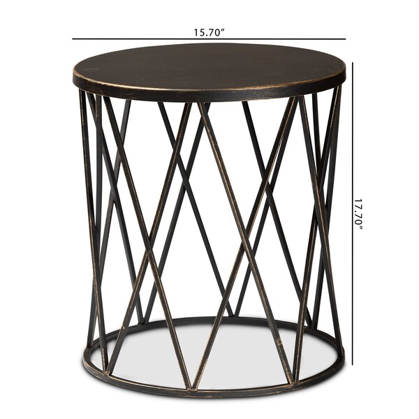 Baxton Studio 15.7 W X 15.7 L X 17.7 H - 195-12122-ZORO