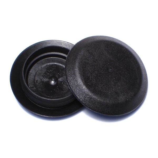 Midwest Fastener 1" Black Plastic Flush Head Sheet Metal Plugs 4PK - 75908