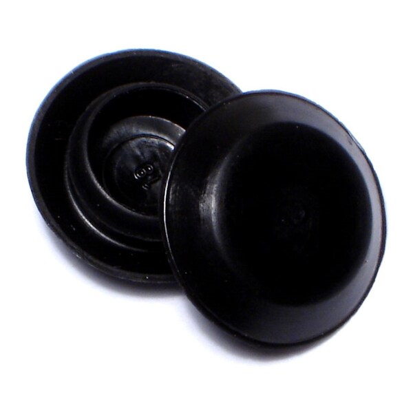 Midwest Fastener 7/16" Black Plastic Flush Head Sheet Metal Plugs 15PK - 75902