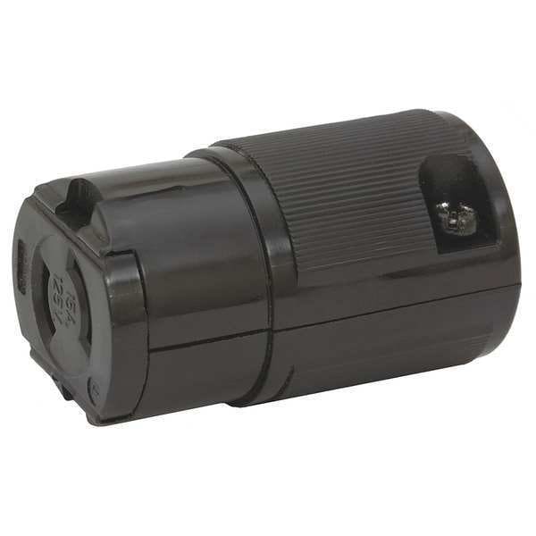 Conector Bloqueable Midget de 15A 2P 2W 120VAC ML-1R BK - HBL7464V