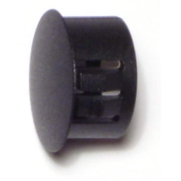 Midwest Fastener 9/16" Black Nylon Plastic Flush Head Hole Plugs 10PK - 69467