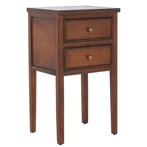 Safavieh Toby End Table- Filbert Brown - 29.7 x 14.2 x 16.9 in. - AMH6625F