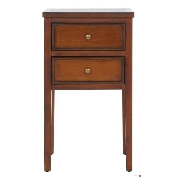 Safavieh Toby End Table- Filbert Brown - 29.7 x 14.2 x 16.9 in. - AMH6625F