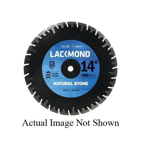 Lackmond Diamond Blade, Segmented Turbo, Series GR Series, 7 Diameter Blade, 78, DM, 58 ArborShank - TB7GR