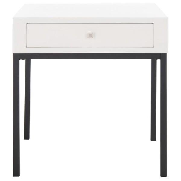 Safavieh Adena End Table, White - 27.8 x 18.1 x 24 in. - AMH6612C