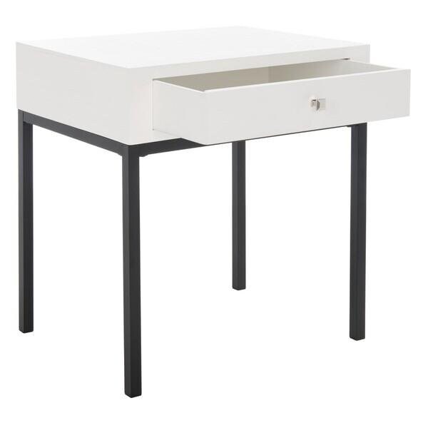 Safavieh Adena End Table, White - 27.8 x 18.1 x 24 in. - AMH6612C