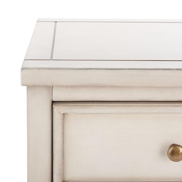 Safavieh Toby End Table- White Birch - 29.7 x 14.2 x 16.9 in. - AMH6625D