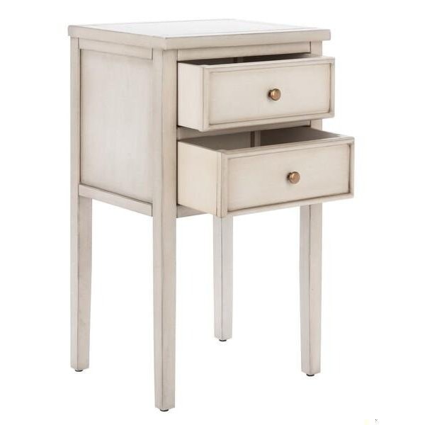Safavieh Toby End Table- White Birch - 29.7 x 14.2 x 16.9 in. - AMH6625D
